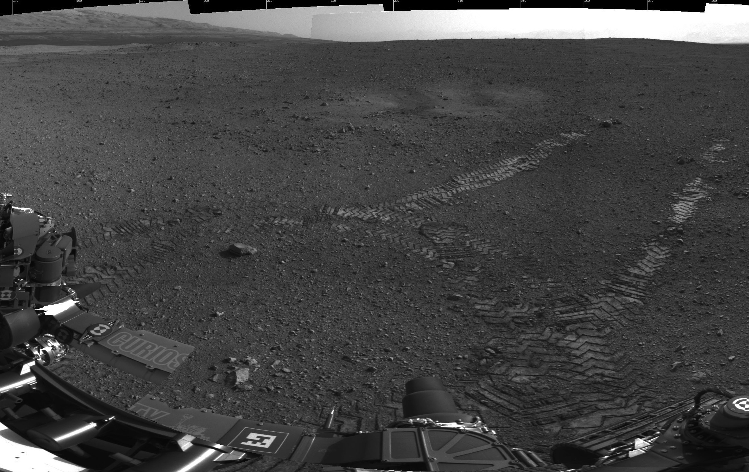 rover tracks