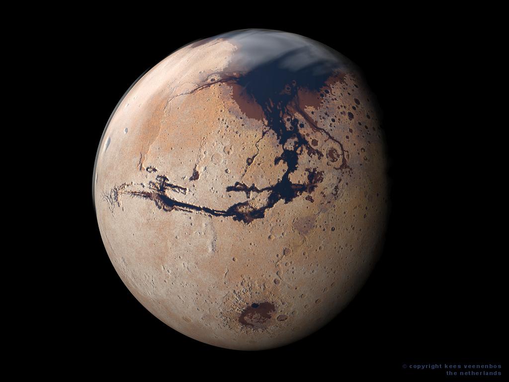 Mars seas